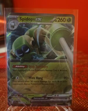 Spidops ex 19/198 Double Rare Scarlet & Violet Pokémon TCG Card Front