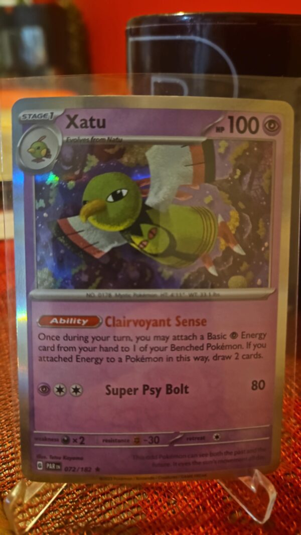 Holo Xatu 72/182 Scarlet+Violet Paradox Rift MINT Condition