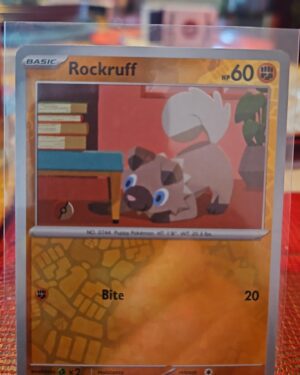 Pokemon Rockruff 116/197 Obsidian Flame Reverse Holo Common