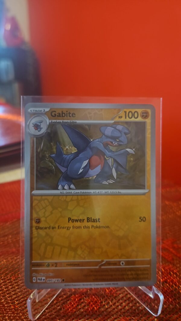 GABITE 2023 POKEMON PARADOX RIFT REVERSE HOLO CARD #95/182