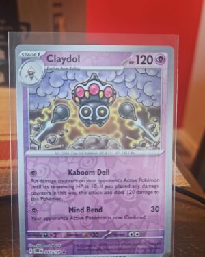 2023 Scarlet & Violet Obsidian Flames Claydol 95/197 Rare Reverse-Holo