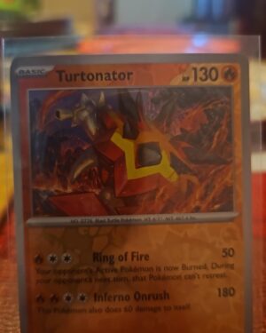 Pokemon TCG - Reverse Holo Turtonator 25/142 - Stellar Crown 2024
