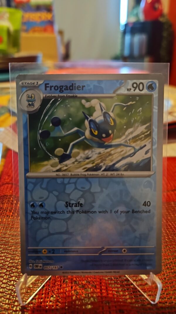 Frogadier 57/197 Reverse Holo Pokemon TCG: Obsidian Flames