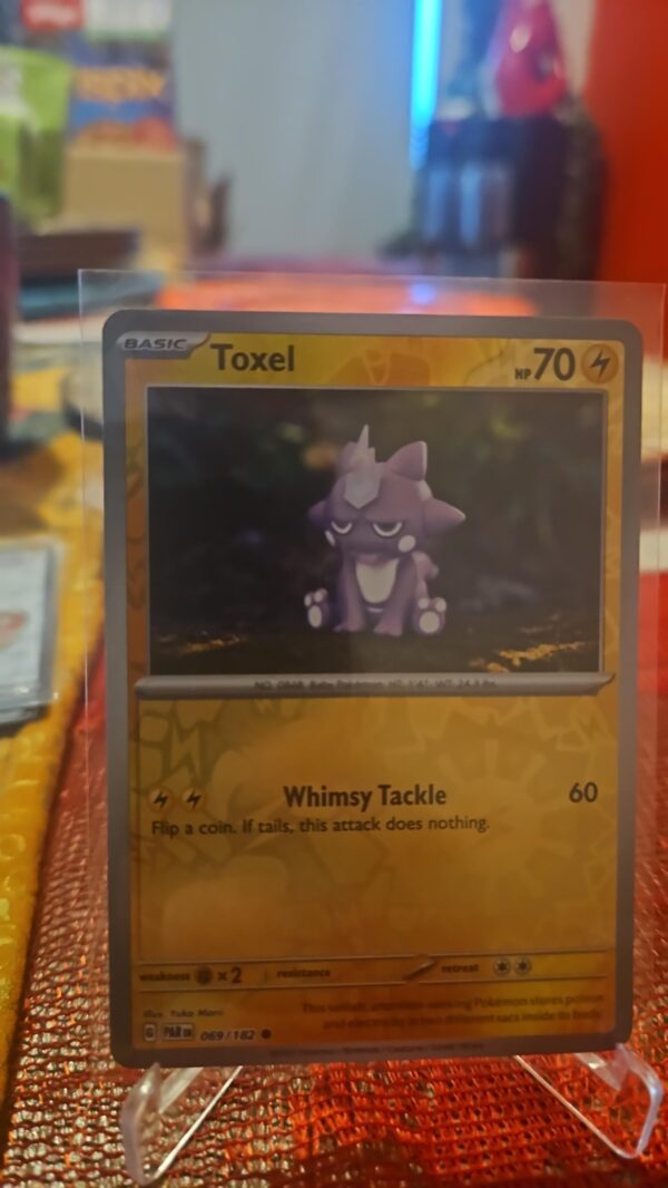 Toxel #69/182 SV Paradox Rift 2023 Reverse Holo Common Pokemon TCG