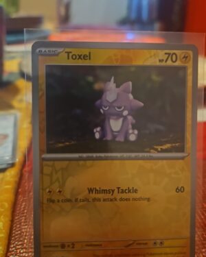 Toxel #69/182 SV Paradox Rift 2023 Reverse Holo Common Pokemon TCG