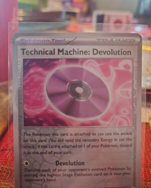 Technical Machine: Devolution Reverse Holo 177/182 Pokémon TCG Paradox Rift