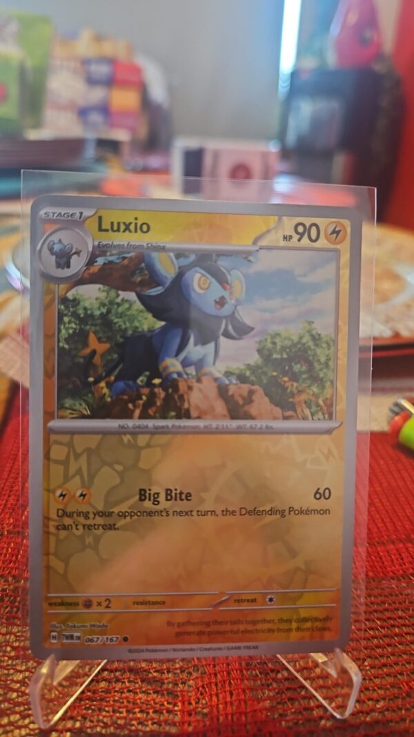 Pokemon Twilight Masquerade LUXIO Reverse Holo 67/167 Common