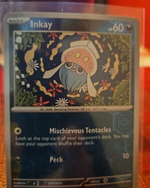 Inkay, Reverse Holo, Shrouded Fable, Pokémon TCG, 2024, Common, SV
