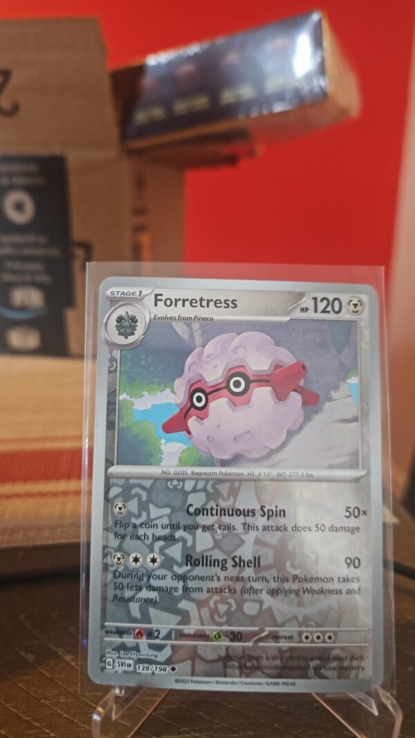 Forretress 139/198 Reverse Holo Pokémon Scarlet & Violet