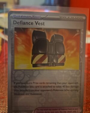 Pokemon TCG Card Defiance Vest 162/182 S&V Paradox Rift Reverse Holo