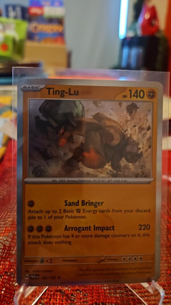 Ting-Lu Paradox Rift Reverse Holo Rare 109/182 Scarlet & Violet Pokémon TCG