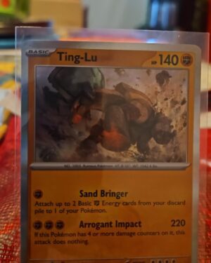 Ting-Lu Paradox Rift Reverse Holo Rare 109/182 Scarlet & Violet Pokémon TCG