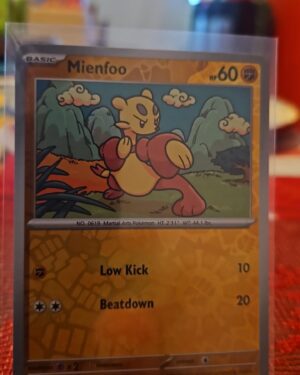 Mienfoo #96/182 SV Paradox Rift 2023 Reverse Holo Common Pokemon TCG