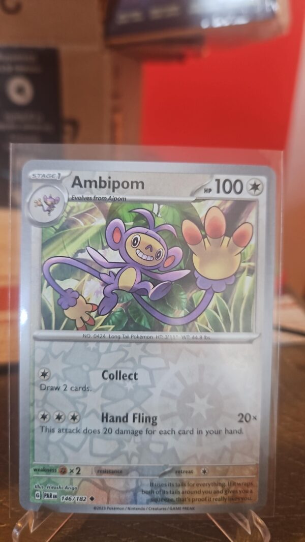 Reverse Holo Ambipom 146/182 Uncommon Paradox Rift