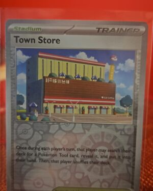 Town Store Trainer 196/197 Reverse Holo Obsidian Flames Pokémon TCG Card Front
