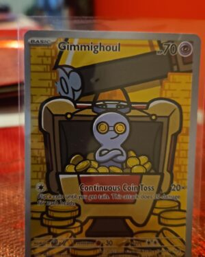Gimmighoul 198/182 Illustration Rare Paradox Rift Pokémon Card Near Mint Front