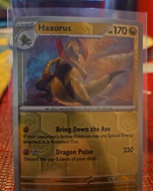 Haxorus, Reverse Holo, Shrouded Fable, Pokémon TCG, 2024, Rare, SV
