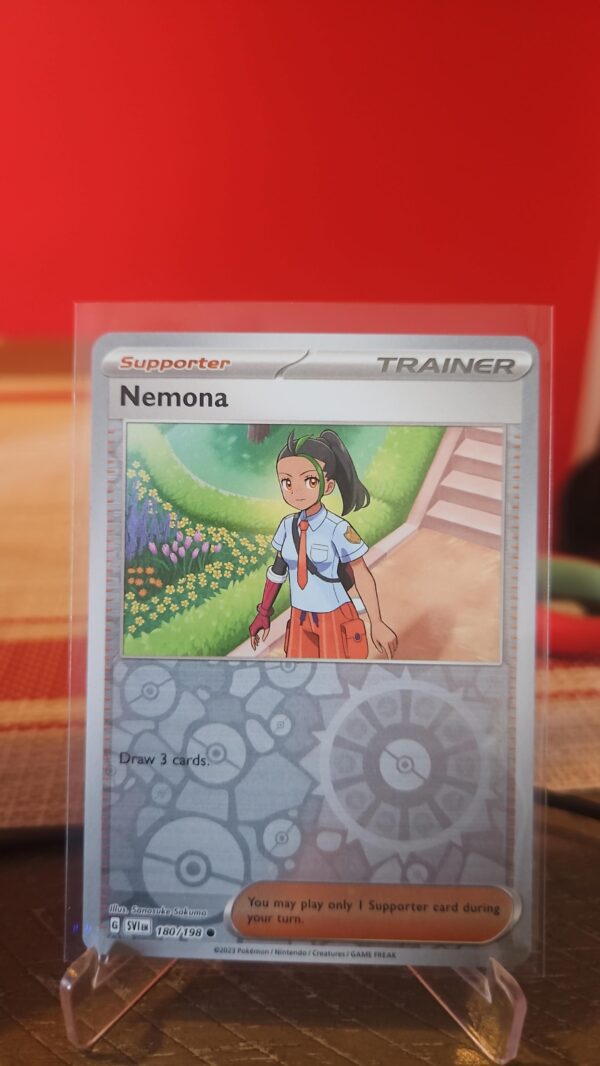 Pokemon Scarlet & Violet Nemona 180/198 Reverse Holo