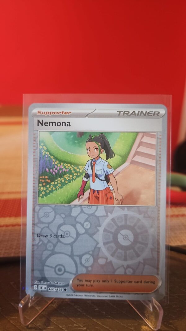 Pokemon Scarlet & Violet Nemona 180/198 Reverse Holo