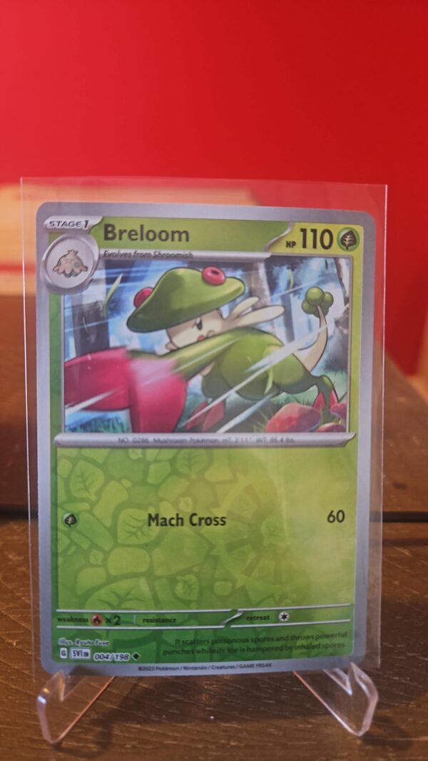 Breloom #4/198 Scarlet & Violet Reverse Holo Uncommon TCG Card