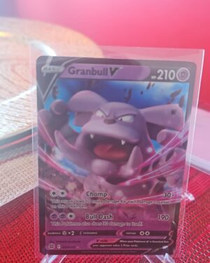 Granbull V 57/172 Full Art Holo Brilliant Stars Pokémon Card Near Mint Front
