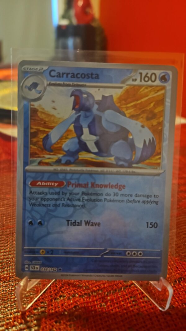 Carracosta 38/142 Stellar Crown Reverse Holo Pokémon Card TCG