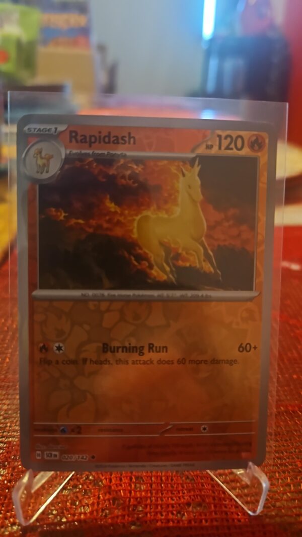 Rapidash #20/142 SV Stellar Crown 2024 Reverse Holo Uncommon
