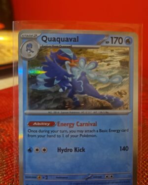 Quaquaval 54/198 Scarlet & Violet Rare Holo Pokemon TCG
