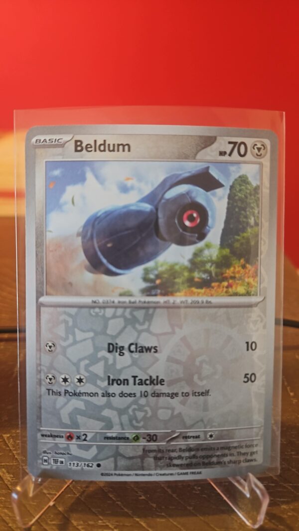 Beldum 113/162 2024 Pokemon TCG Scarlet & Violet Temporal Forces Reverse Holo