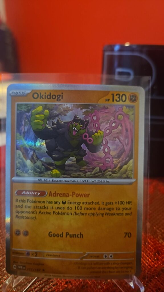 Okidogi 111/167 Twilight Masquerade Holo Rare Pokemon Card TCG