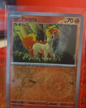 Ponyta 019/142 Stellar Crown Reverse Holo Pokemon Card NM