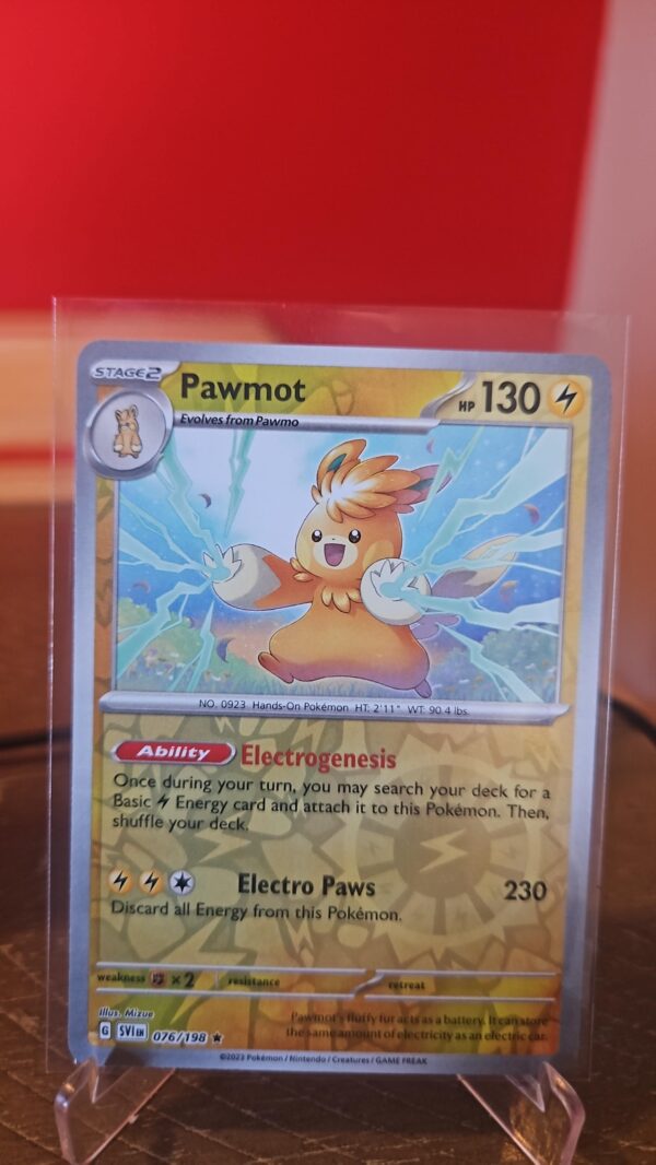 Pokemon TCG - Reverse Holo Pawmot 76/198 - Scarlet & Violet 2023
