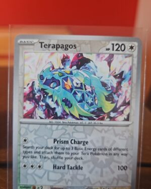 Terapagos 161/191 Reverse Holo Pokémon Scarlet & Violet Surging Sparks card