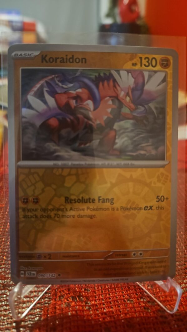 Koraidon #90/142 SV Stellar Crown 2024 Reverse Holo pokemon card