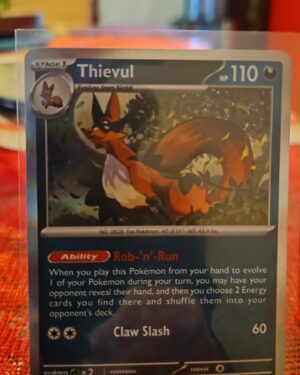 Thievul - 120/182 - Holo Rare - Paradox Rift - Pokemon - NM/M