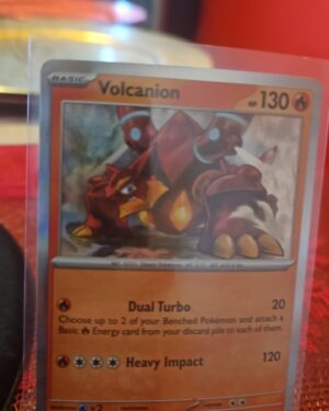 Volcanion #22/182 SV Paradox Rift 2023 Rare Holo Pokemon TCG Card