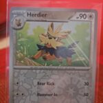 Herdier - 171/197 Obsidian Flames Pokemon Reverse Holo Foil Rare