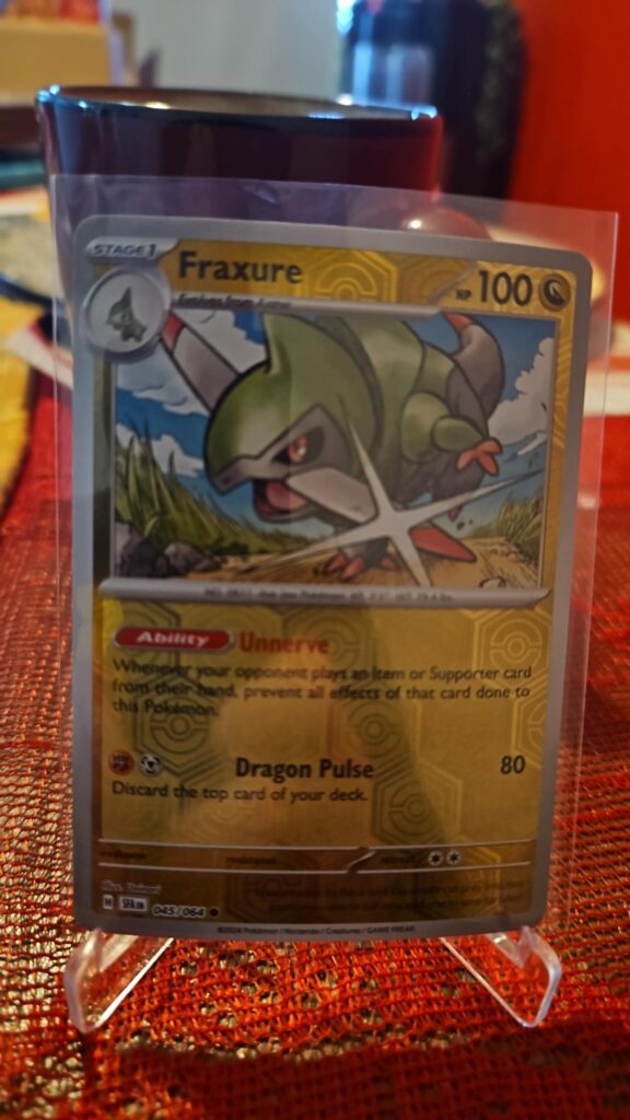 Fraxure, Reverse Holo, Shrouded Fable, Pokémon TCG, 2024, Common, SV