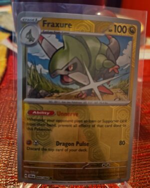Fraxure, Reverse Holo, Shrouded Fable, Pokémon TCG, 2024, Common, SV