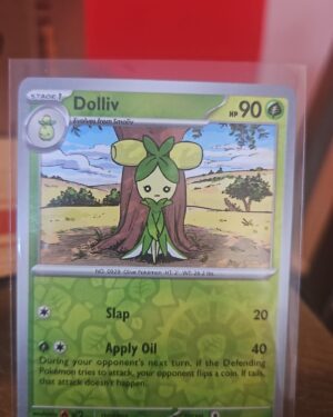 Pokémon TCG Scarlet & Violet Dolliv 22/198 Reverse Holo Common Card NM 2023