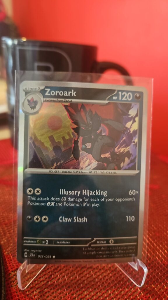 Zoroark 32/64 Shrouded Fable Holo Rare Pokemon Card TCG