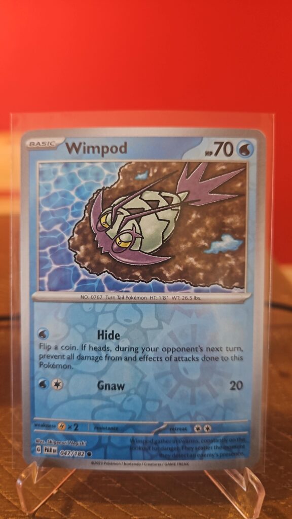 Wimpod 47/182 Reverse Holo Pokémon Scarlet & Violet Paradox Rift card