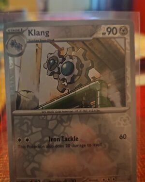 Klang #100/142 SV Stellar Crown 2024 Reverse Holo Common Pokemon TCG