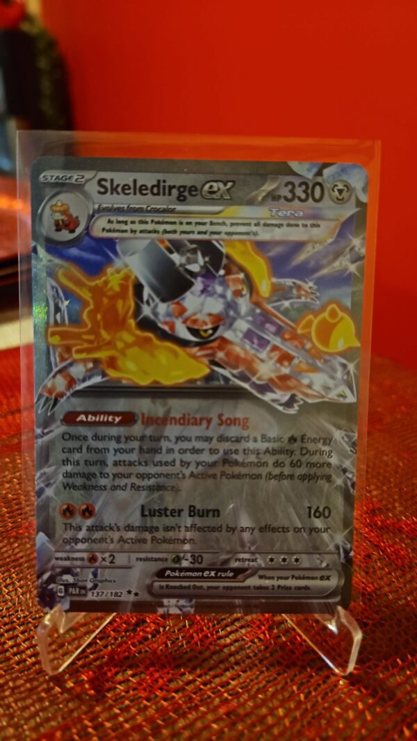 Pokemon Skeledirge ex Scarlet & Violet Paradox Rift Double Rare 137/182 NM