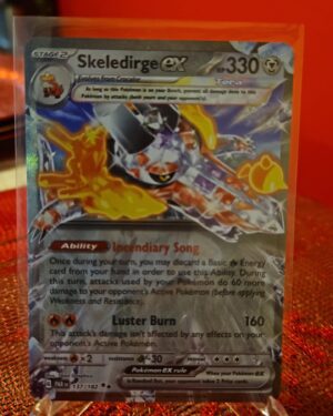 Skeledirge ex 137/182 Double Rare Paradox Rift Pokémon Card NM Front