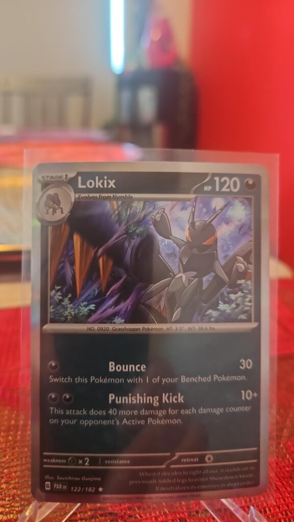 Lokix 122/182 Paradox Rift Holo Rare Pokemon Card TCG