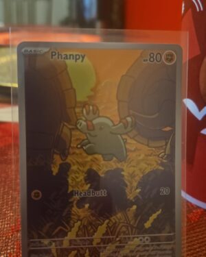 Phanpy 205/191 Pokémon TCG illustration rare full art near mint Image Caption: Phanpy 205/191 Surging Sparks Illustration Rare Full Art card in near mint condition
