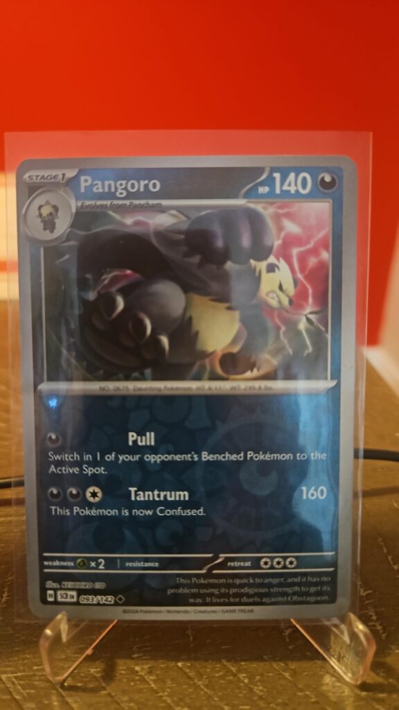Pangoro 93/142 Reverse Holo Pokémon Scarlet & Violet Stellar Crown card