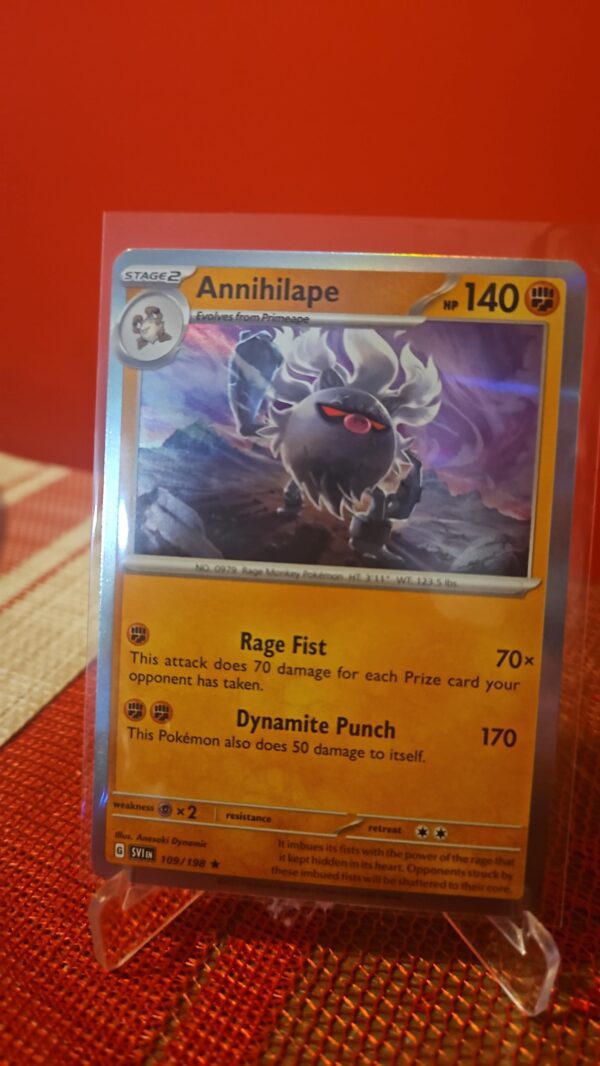 Annihilape 109/198 Holo Rare Pokemon Scarlet & Violet