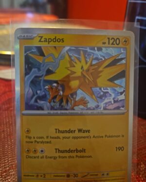 Pokemon Twilight Masquerade ZAPDOS 65/167 Holo Rare